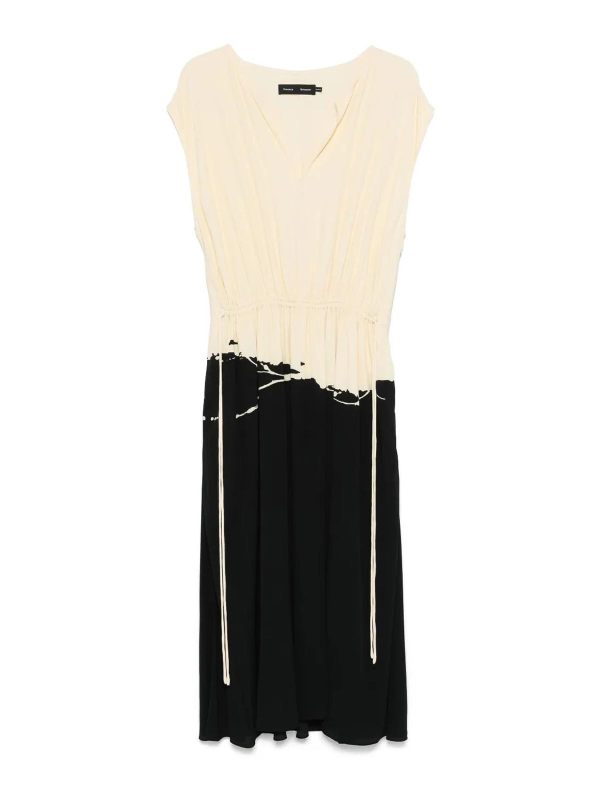Proenza Schouler Robe Au Genou - Blanc