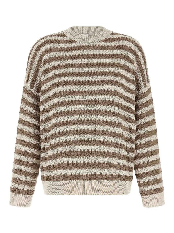 Brunello Cucinelli Pull Col Rond - Multicolore