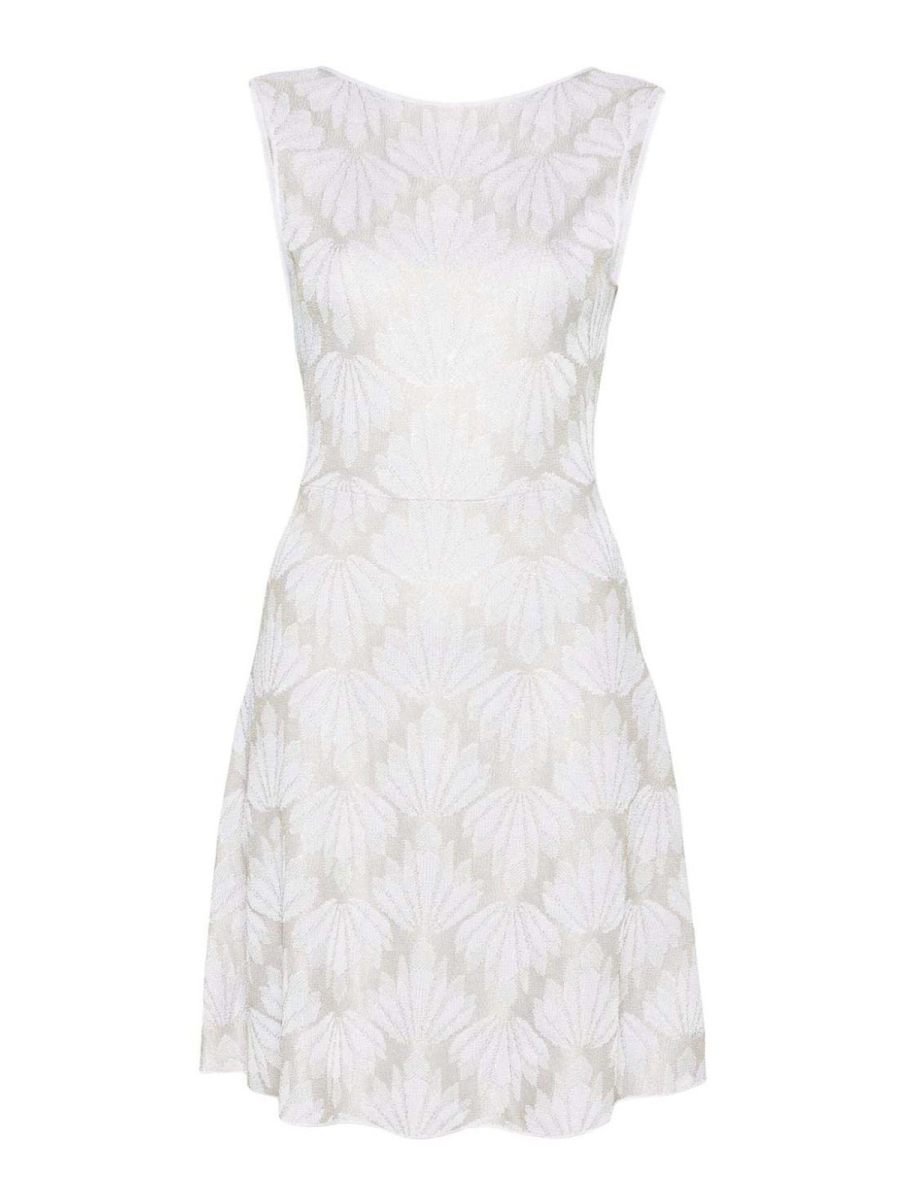Emporio Armani Robe Courte - Blanc