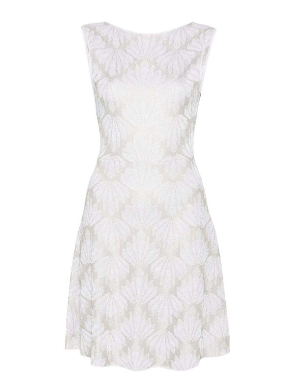 Emporio Armani Robe Courte - Blanc