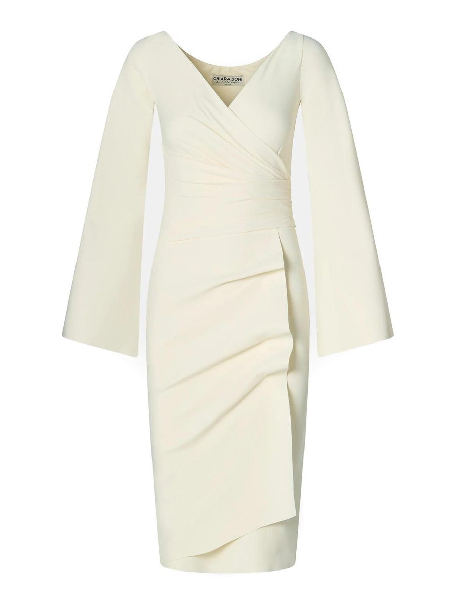 Chiara Boni La Petite Robe Robe Au Genou - Crème