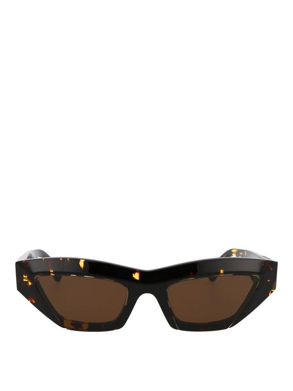 Bottega Veneta Lunettes De Soleil - Marron