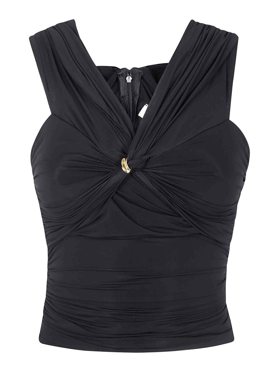 Elisabetta Franchi Top - Noir