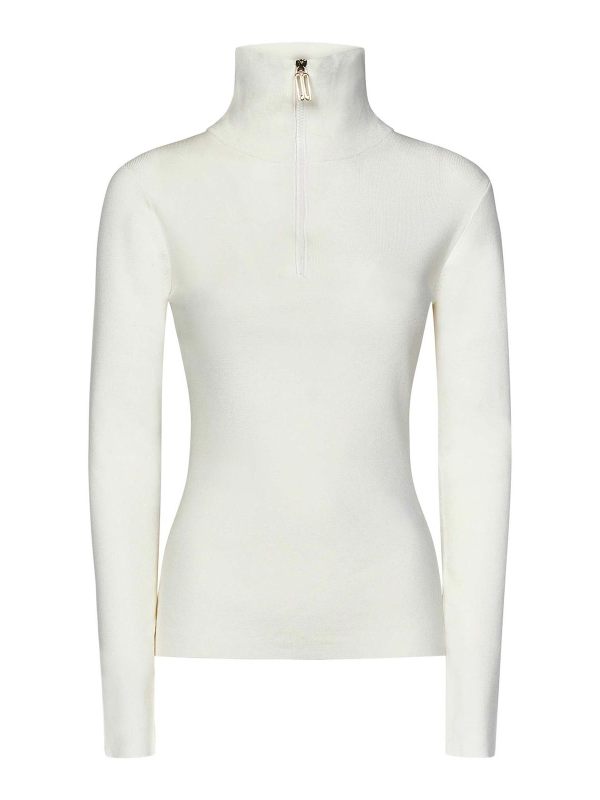 Victoria Beckham Pull Col Rond - Blanc