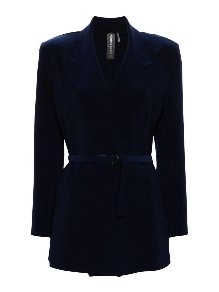 Norma Kamali Veste Casual - Bleu
