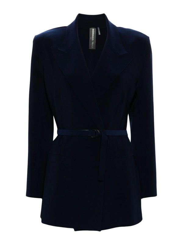 Norma Kamali Veste Casual - Bleu