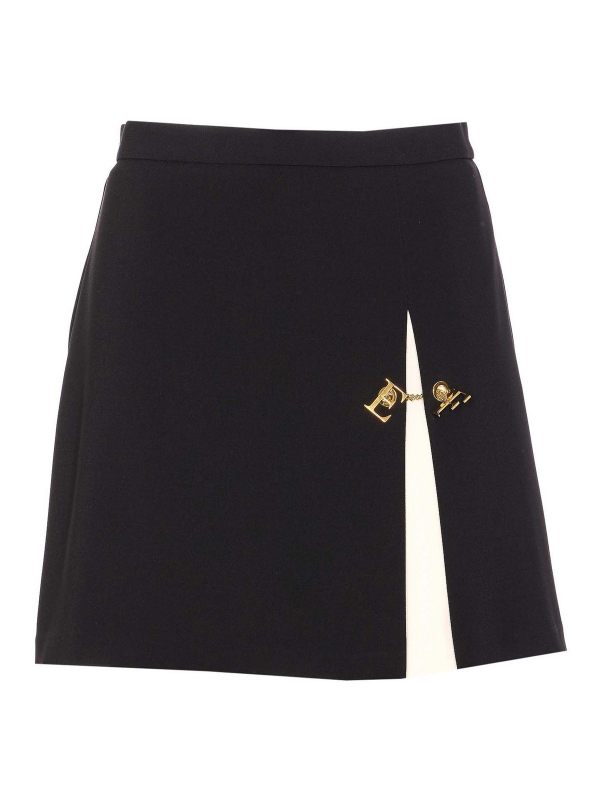 Elisabetta Franchi Jupe Midi - Noir