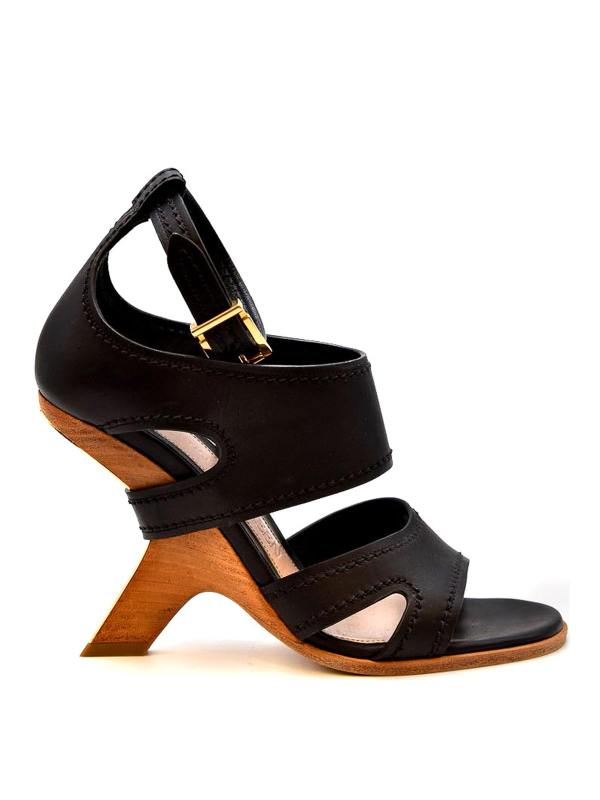 Alexander Mcqueen Sandales - Noir