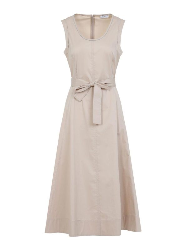 Peserico Maxi Robe - Beige