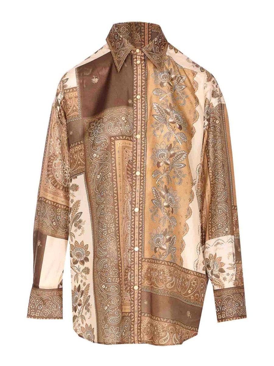 Zimmermann Chemise - Marron