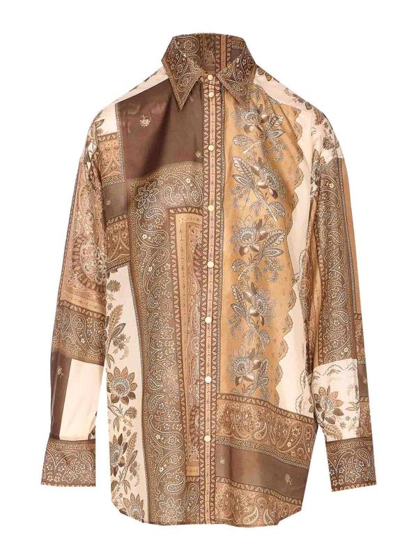 Zimmermann Chemise - Marron
