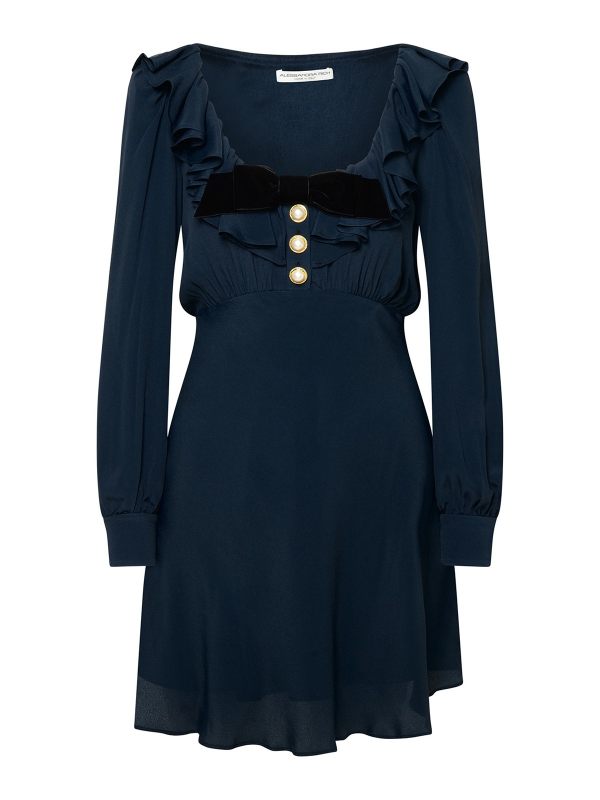 Alessandra Rich Gilet - Bleu Foncé