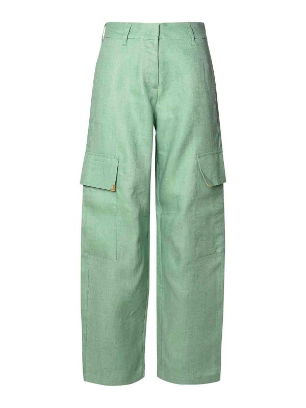 Palm Angels Pantalons Décontractés - Vert