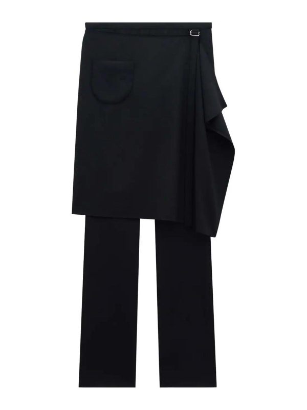 Courreges Pantalons Décontractés - Noir
