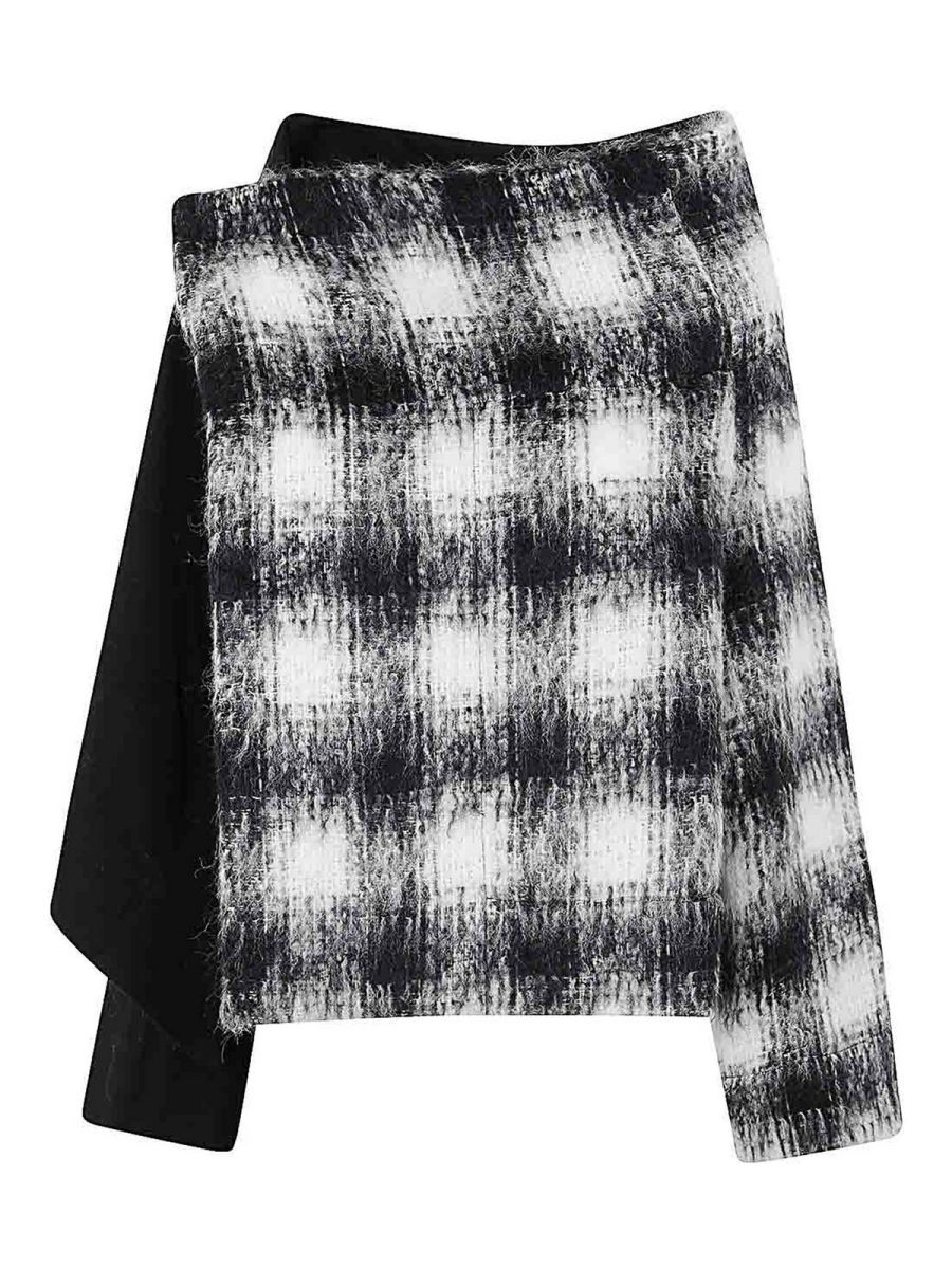Y'S Manteau Court - Noir