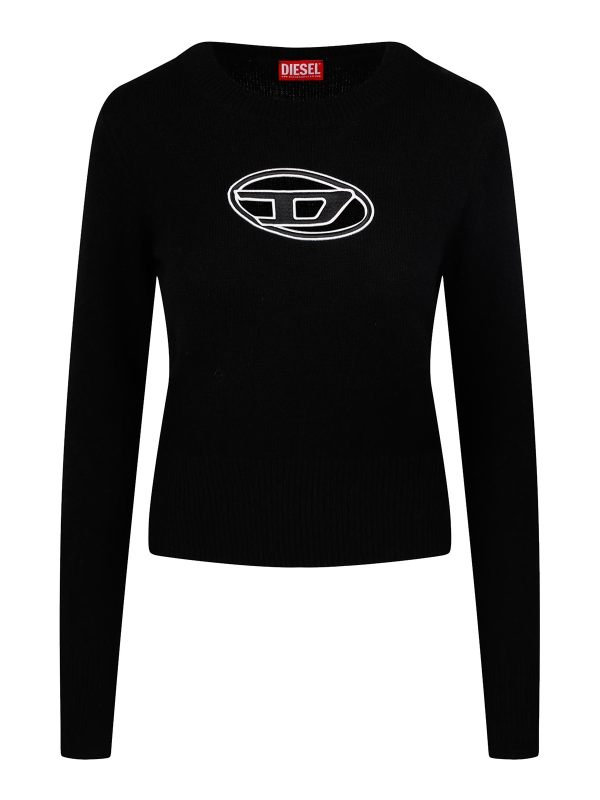 Diesel Pull Col Bateau - Noir