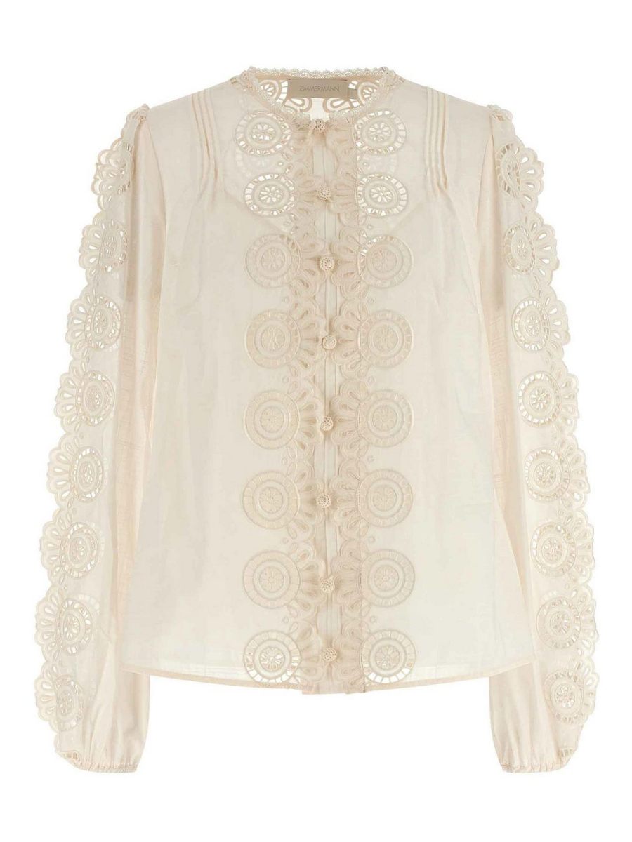 Zimmermann Blouse - Blanc