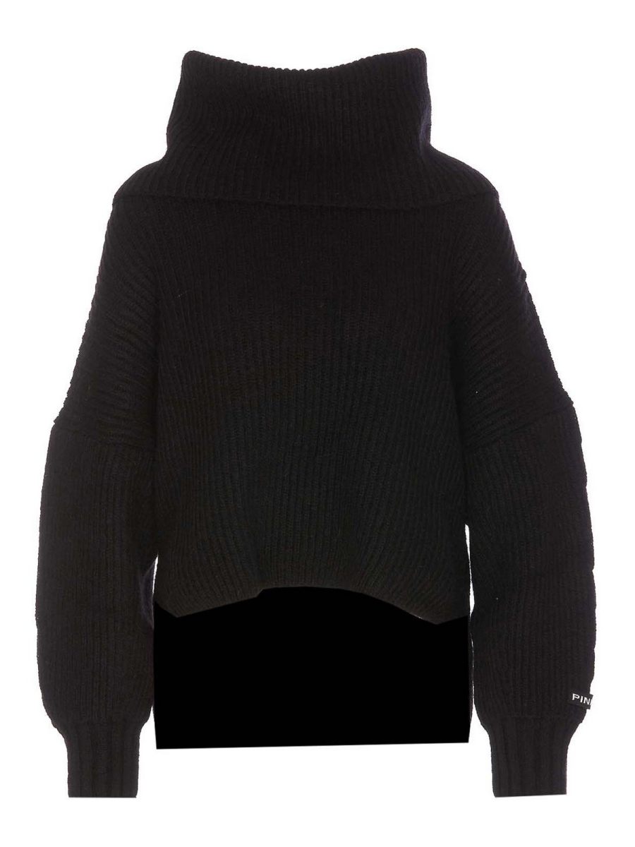 Pinko Pull Col Rond - Noir