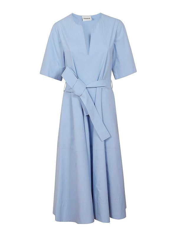 P. A.R. O.S. H. Robe Au Genou - Bleu Clair