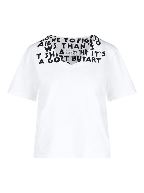 MM6 Maison Margiela T-Shirt - Blanc