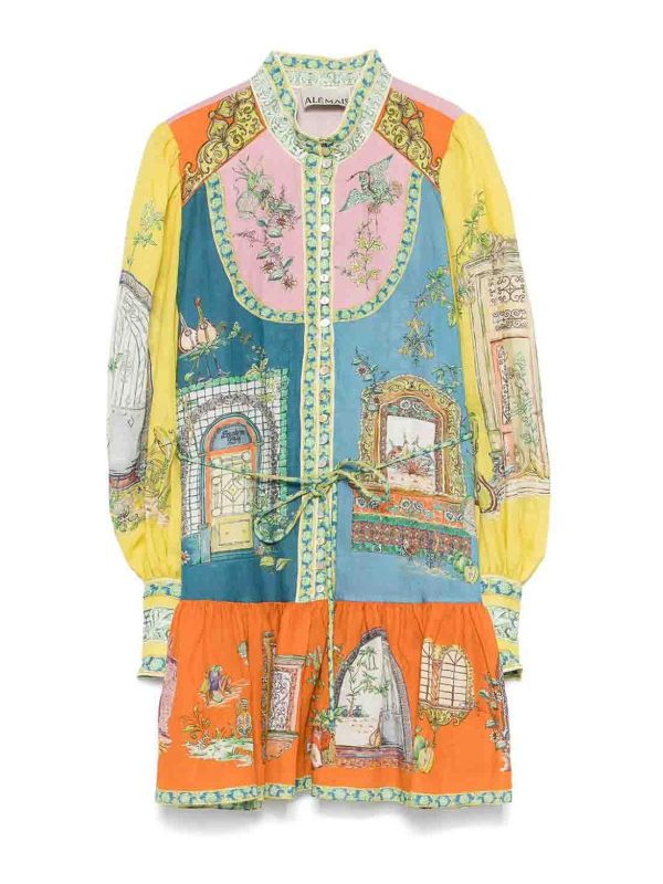 Almais Robe Courte - Multicolore