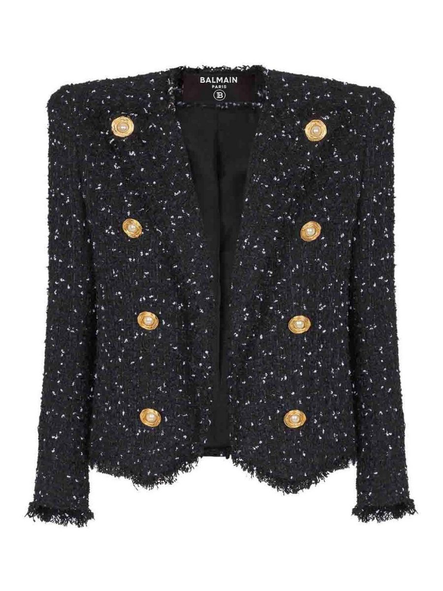 Balmain Veste Casual - Noir
