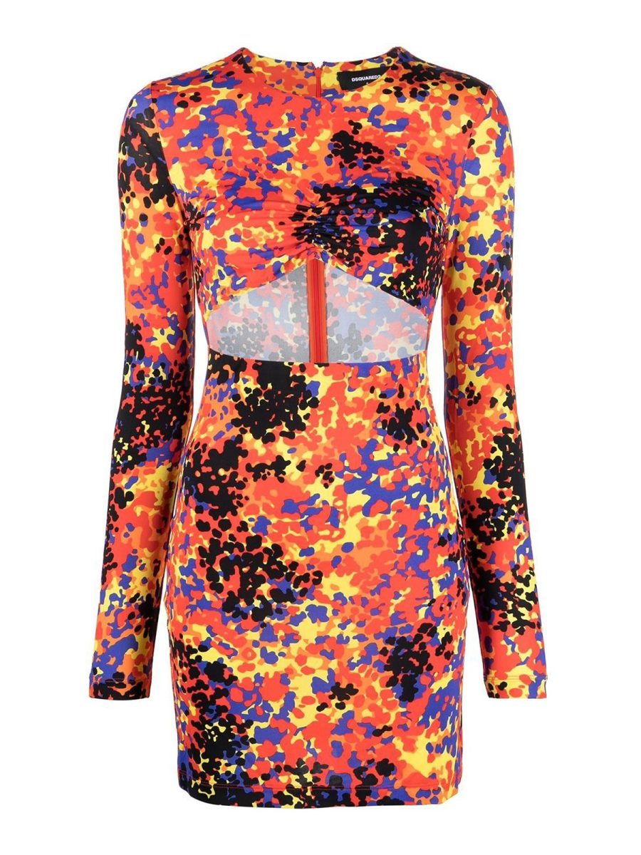 Dsquared2 Robe Courte - Multicolore