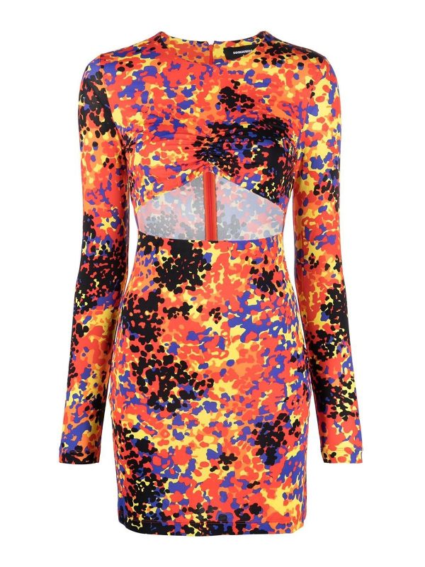 Dsquared2 Robe Courte - Multicolore