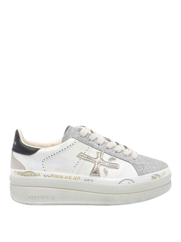 Premiata Baskets - Blanc