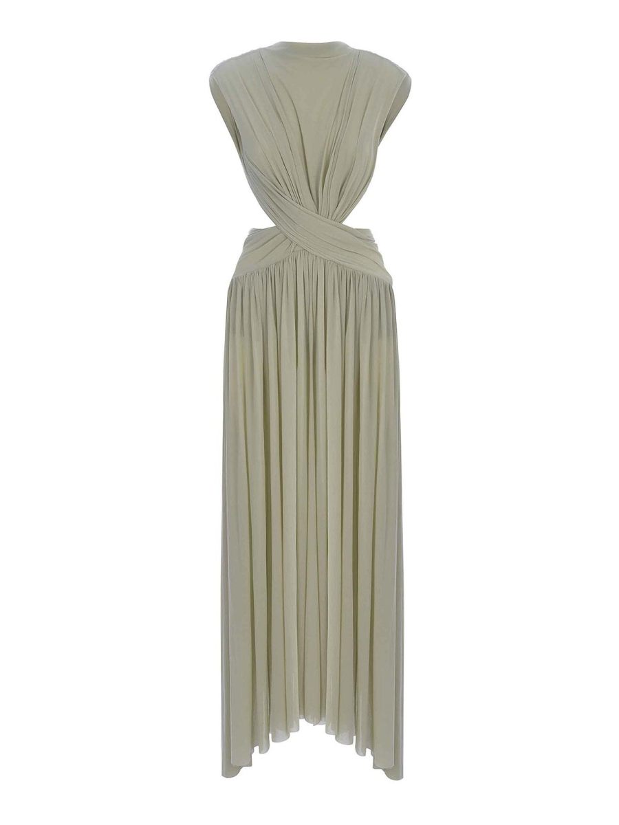 Philosophy di Lorenzo Serafini Maxi Robe - Vert Clair