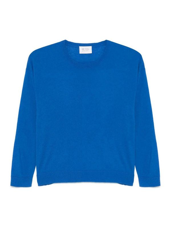 Be You Pull Col Rond - Bleu