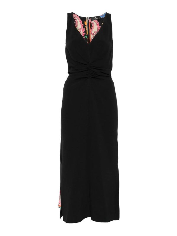 Etro Robe Au Genou - Noir