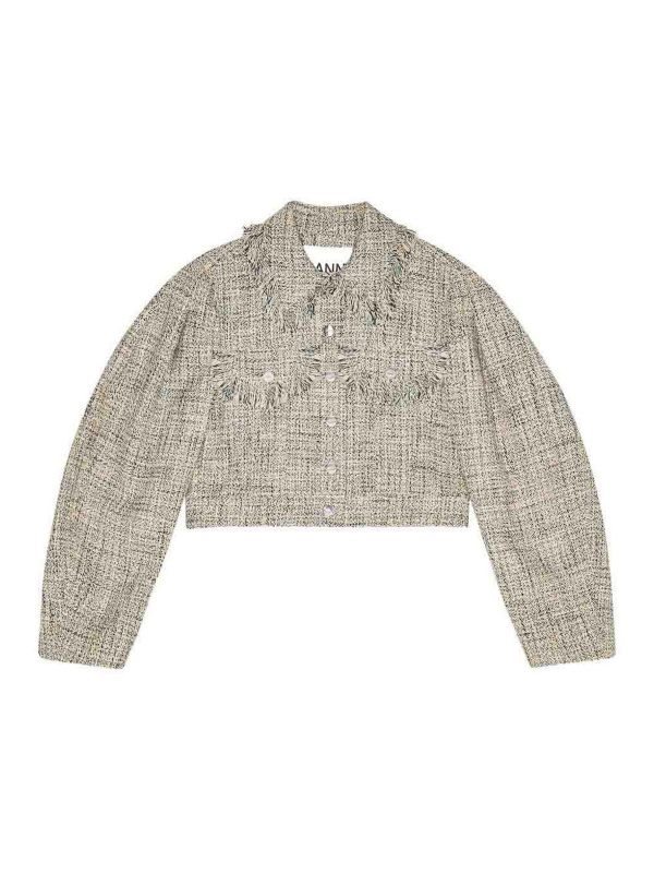Ganni Veste Casual - Beige