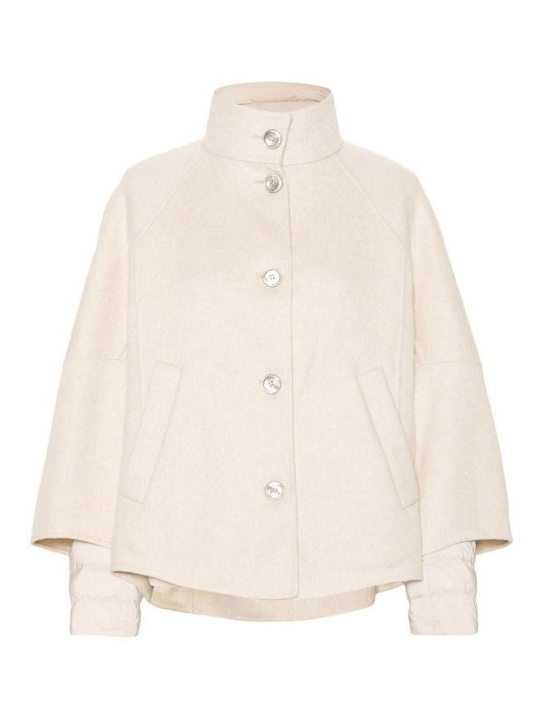 Moorer Blouson Rembourré - Beige Clair