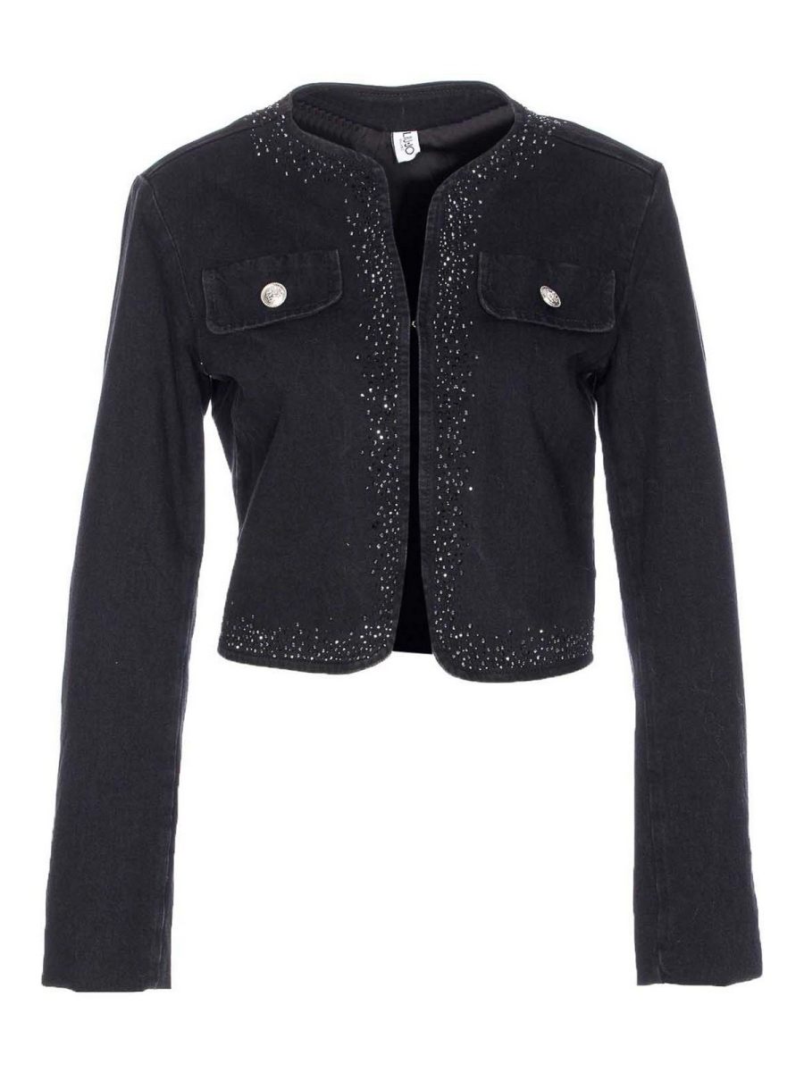 Liu Jo Veste En Jean - Noir