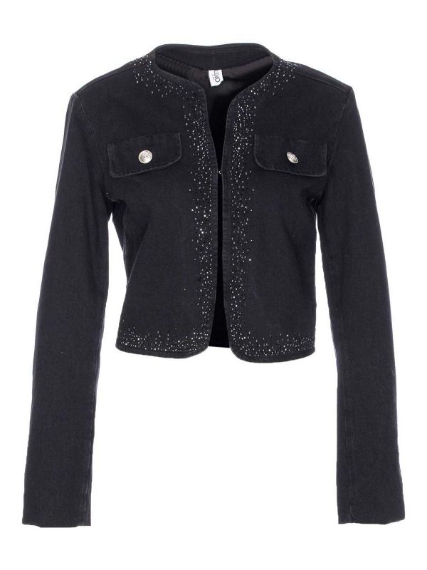 Liu Jo Veste En Jean - Noir
