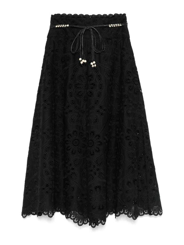 Zimmermann Jupe Midi - Rhiannon