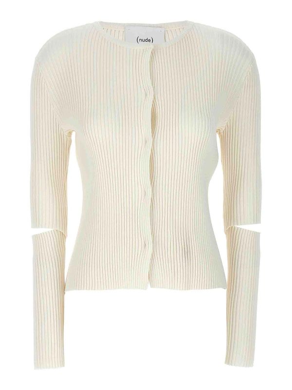 Nude Cardigan - Blanc