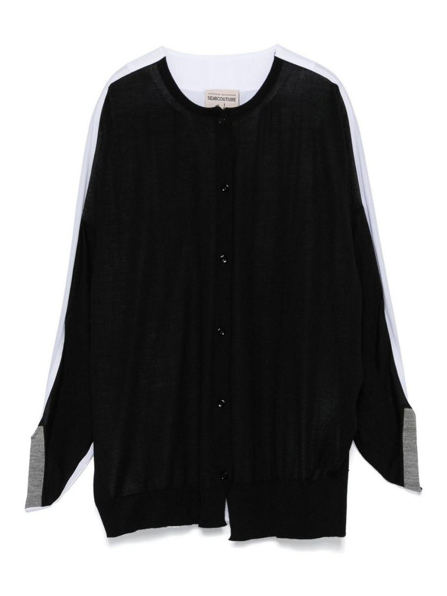 Semicouture Cardigan - Blanc