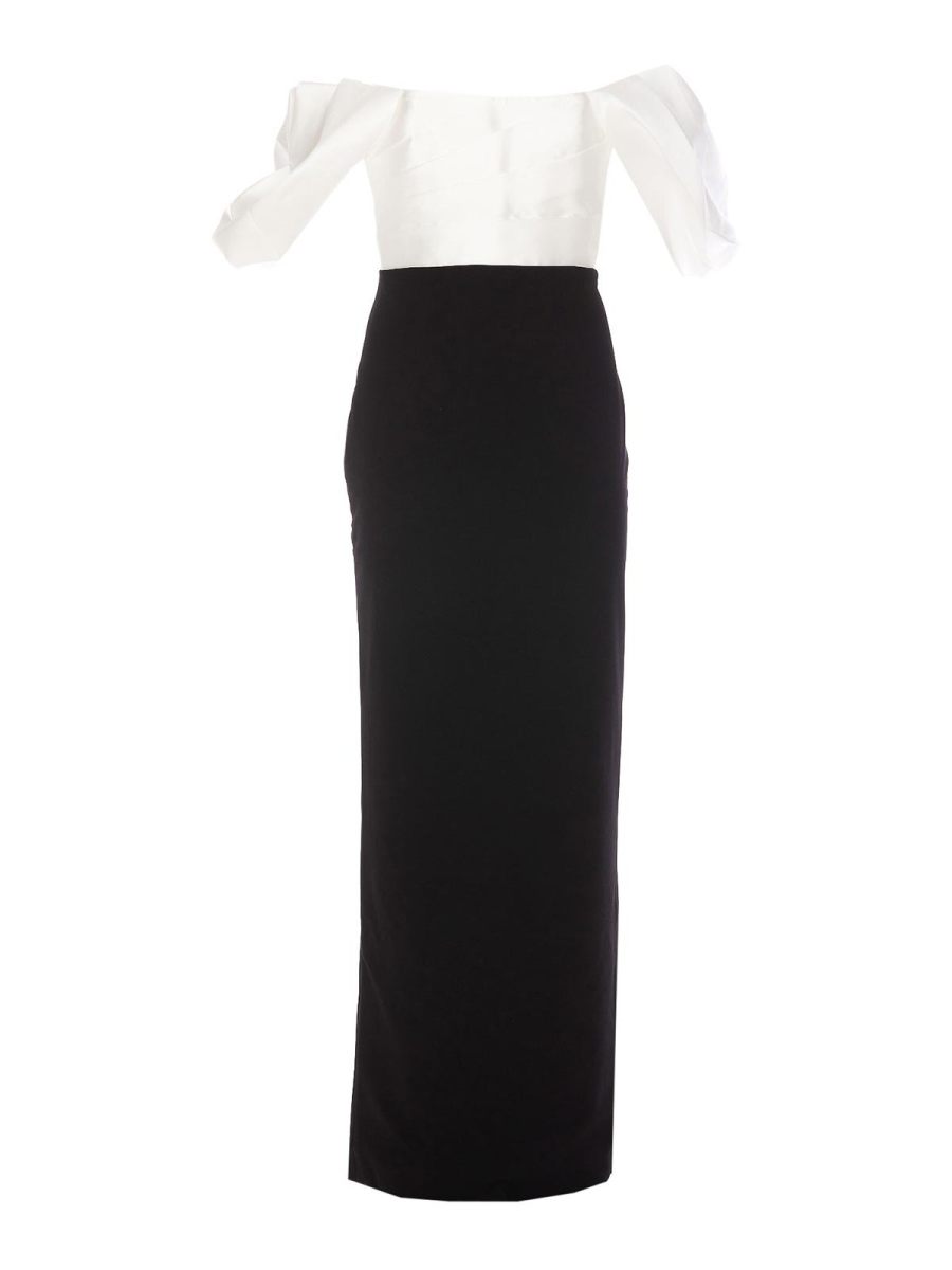 Solace London Maxi Robe - Noir