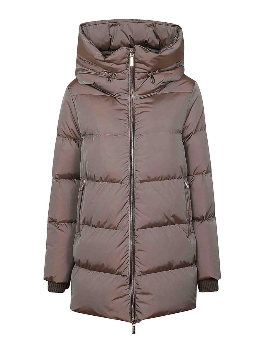 Moorer Blouson Rembourré - Marron