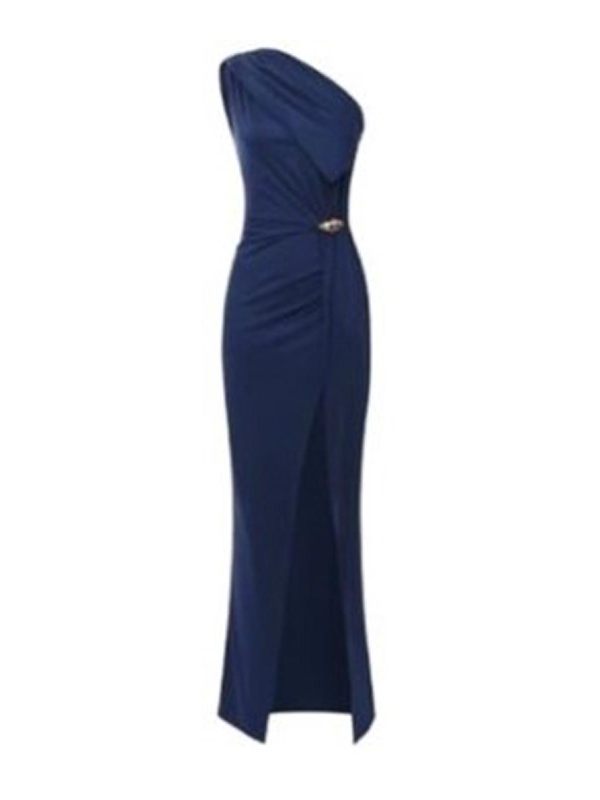 Elisabetta Franchi Robe Au Genou - Bleu