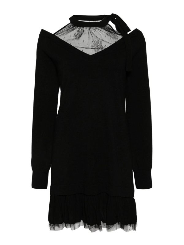 Twinset Robe Au Genou - Noir