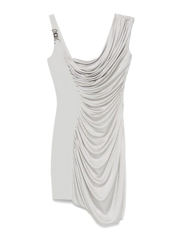 Versace Robe Au Genou - Gris