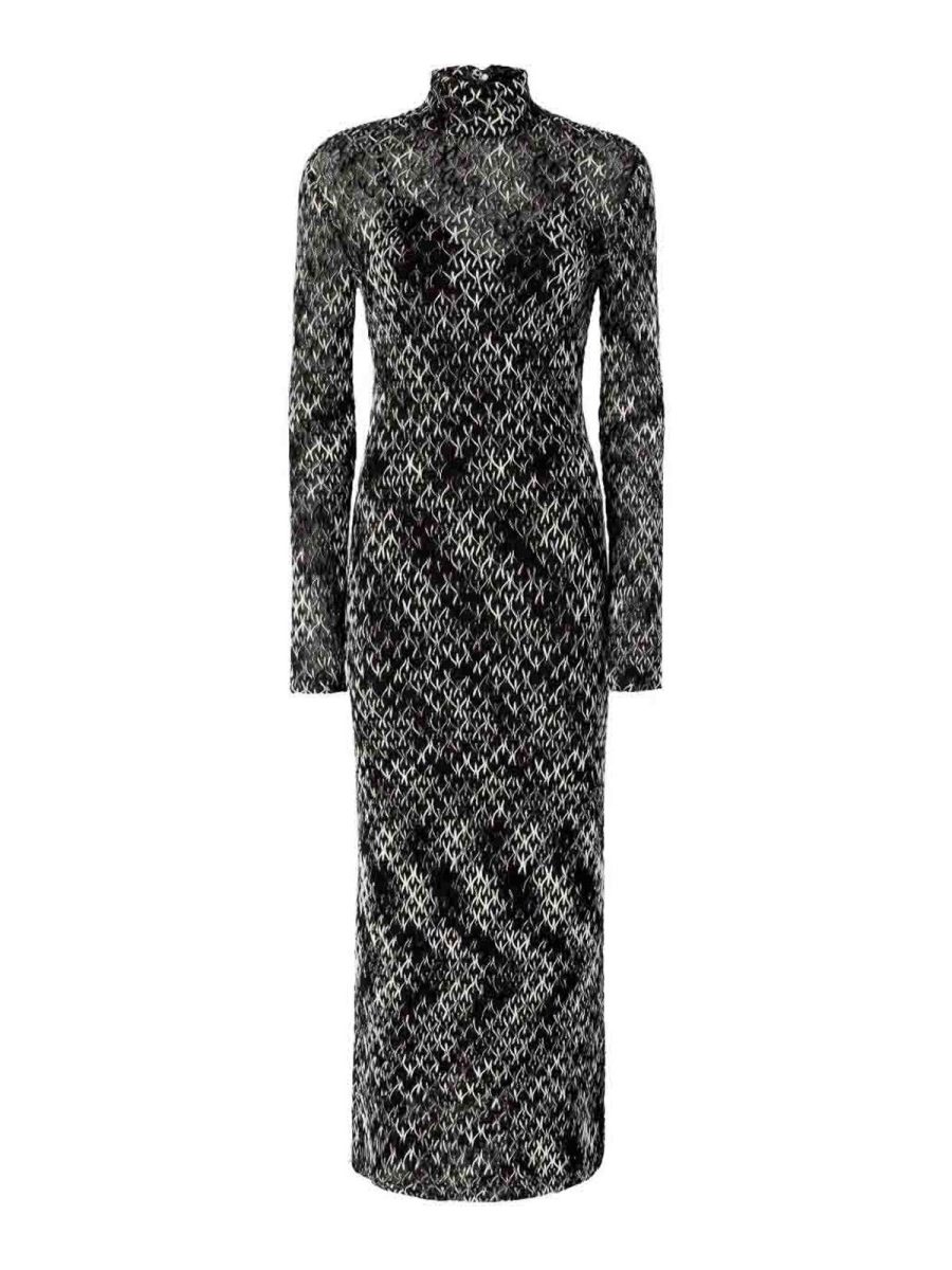 Missoni Robe Au Genou - Noir