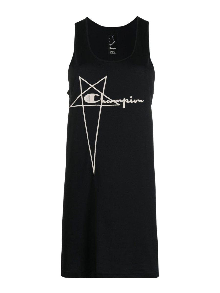 Rick Owens Robe Au Genou - Noir
