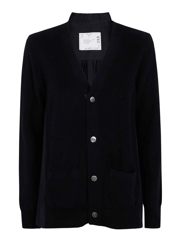 Sacai Cardigan - Noir