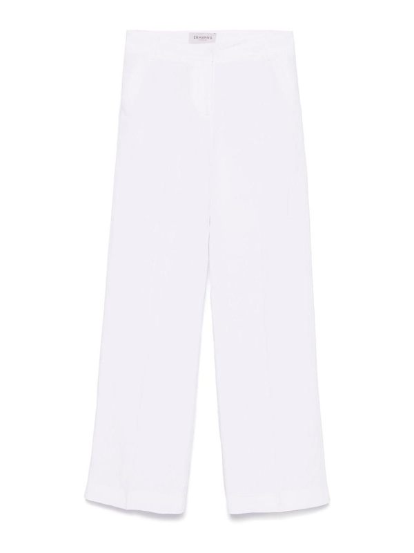 Ermanno Firenze Pantalons Décontractés - Blanc