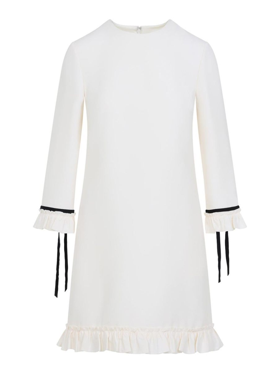 Valentino Robe Courte - Crème