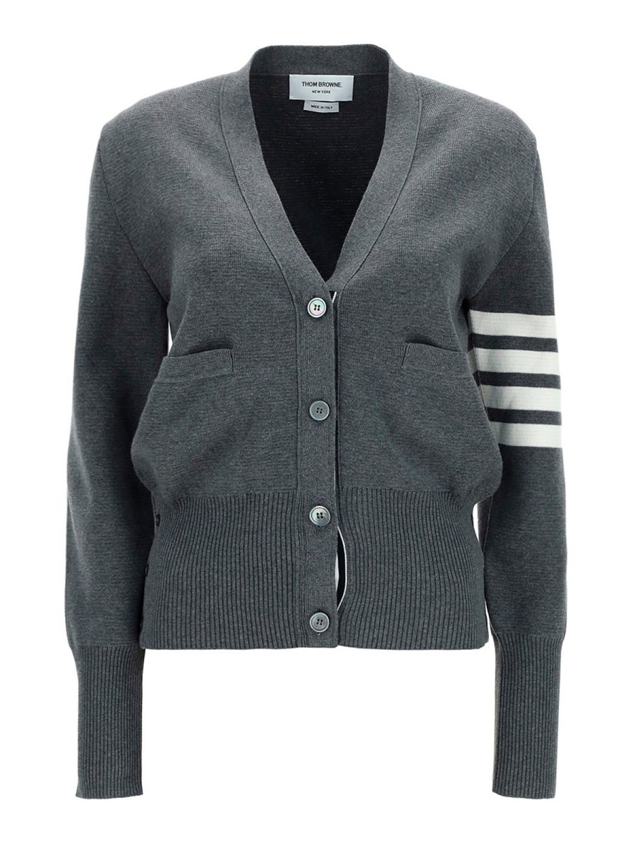 Thom Browne Cardigan - Gris
